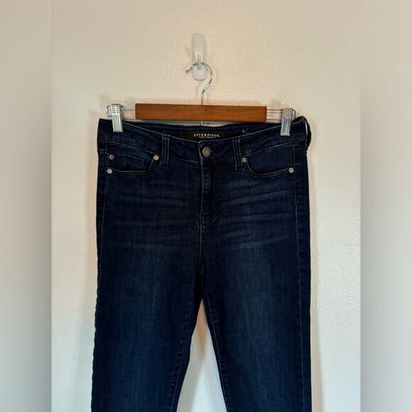 Liverpool The Capri Sexy Slimming Dark Wash Stretch Denim Jeans Size 4/27 - Picture 10 of 10